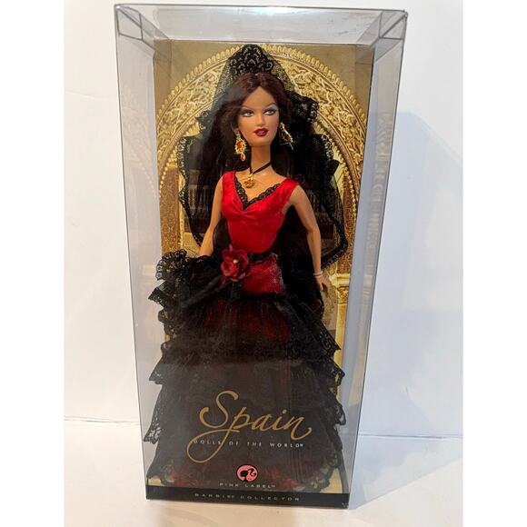 Barbie Other - Barbie Spain 2007 Dolls of the World Collection MATTEL Pink Label NRFB